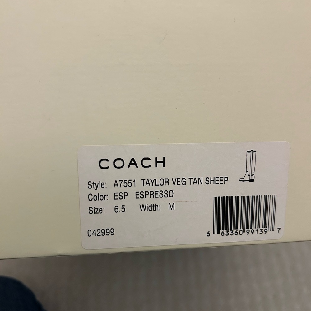 Coach Espresso Knee-High Boots - Picture 3 of 12